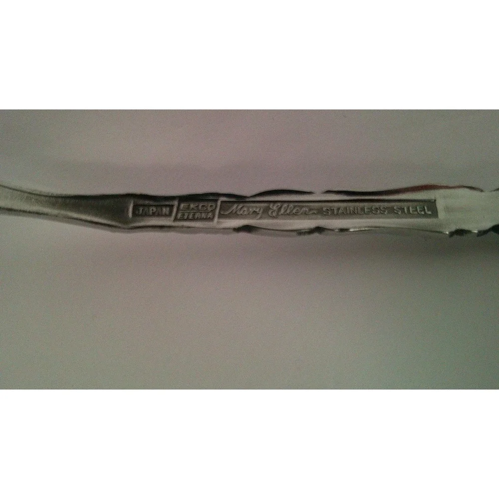 EKCO Eterna Mary Ellen Stainless Japan Cheese Spreader Knife‎ – Vintage Flatware